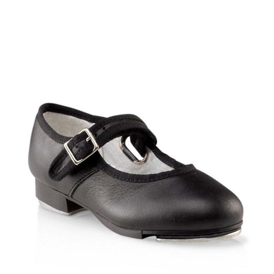 Capezio Mary Jane Toddler Tap Shoe - Beginner Child, Black, Size 10.5